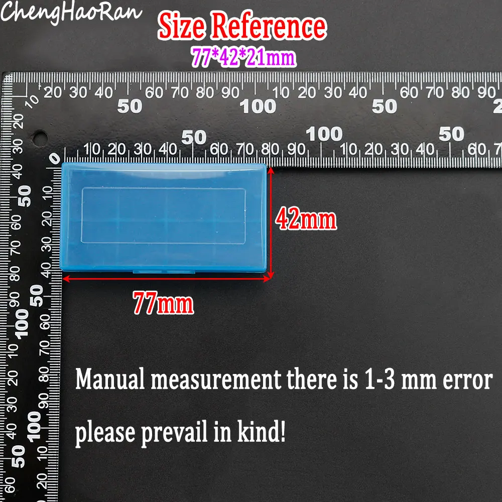 1 piece For 18650 Battery Storage Box 18650 Battery Box For 2 Sections 18650 Battery Plastic Protection Battery Storage Box