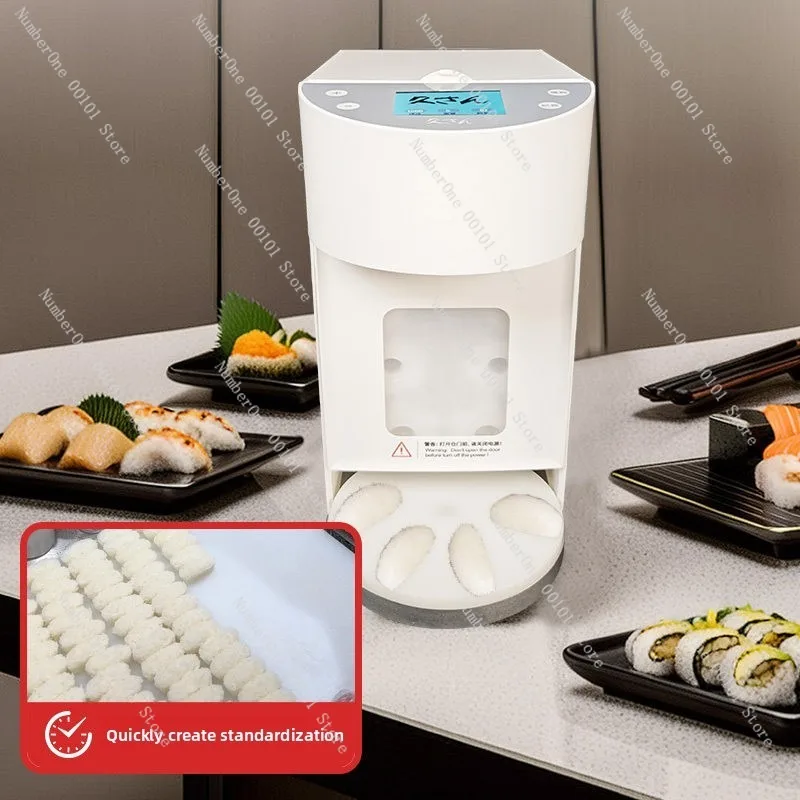 Commercial Automatic Sushi Rice Ball Machine, High Speed Forming Press Equipment for Restaurant Japanese Food