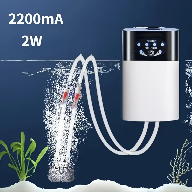 

Aquarium air pump USB, fish tank silent aerator, fish aerator, suitable for outdoor transportation power outage