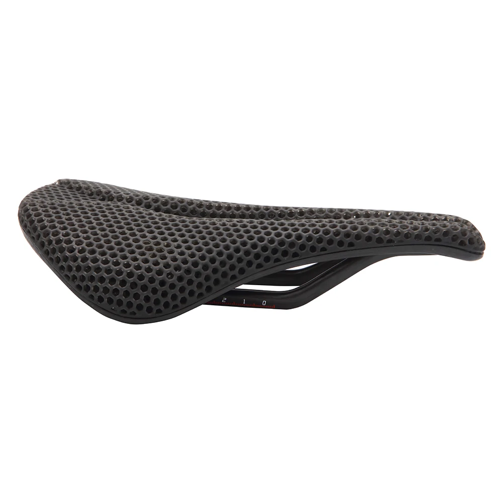 BUCKLOS 3D Printed Saddle Carbon Fiber Bike Seat Hollow Ultralight Breathable Mountain Road Bike Seat Cushion Bike Part