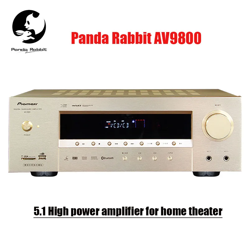 

Panda Rabbit 2025 Latest Version 5.1 Home Theater Amplifier Home High Power Bluetooth HDMI Fever Fiber Coaxial HiFi