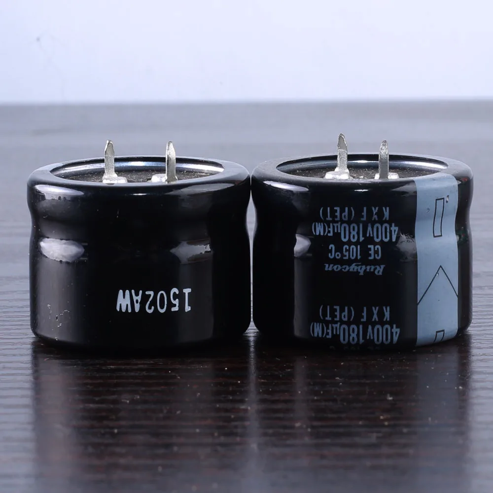 2pcs RUBYCON KXF 180mfd 400V 180UF electrolytic Capacitor 105℃ 35X20mm