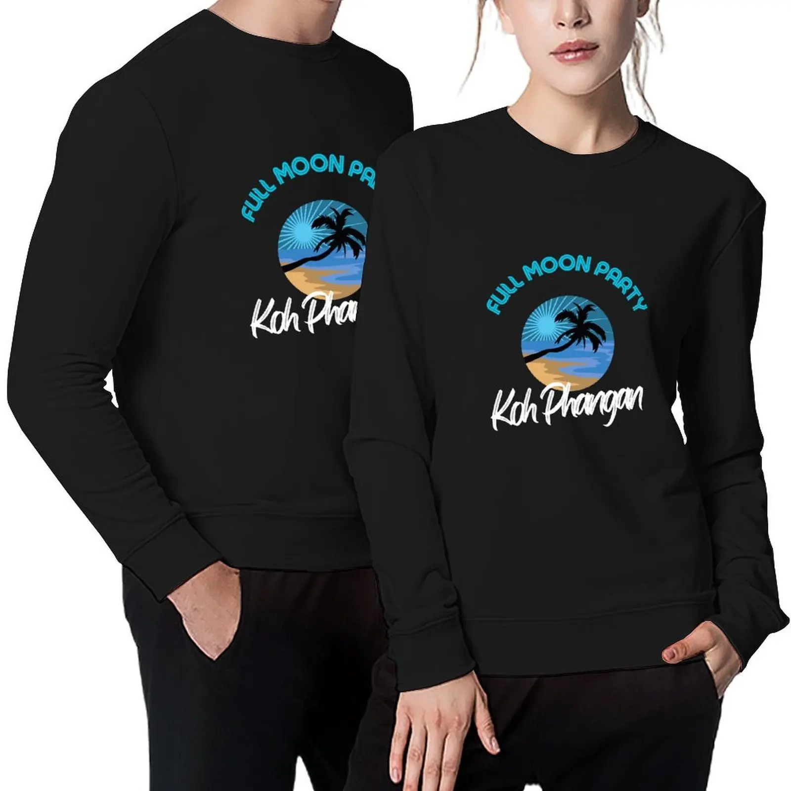 

Koh Phangan - Full Moon Party Design Pullover men clothes anime clothes clothes for men autumn jacket men new sweatshirts
