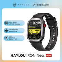 HAYLOU IRON NEO Smartwatch 1.95’’ HD Display 3ATM Waterproof Bluetooth Call 30 Days Battery Life Sport Smart Watch for Outdoor