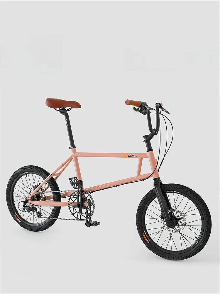 Carbon cable high-profile BMX aluminum alloy ultra-light bicycle, 10-speed variable speed, 20-inch city commuting bike