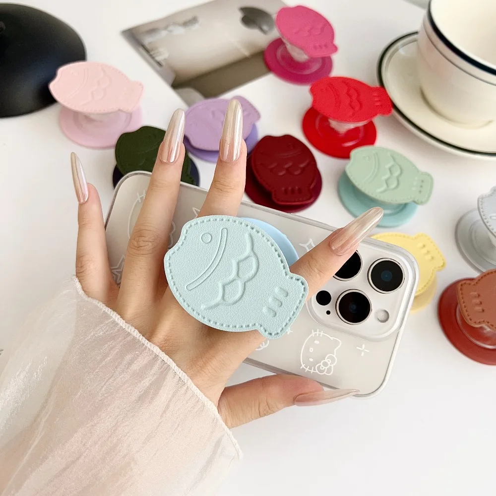 الكورية لطيف 3D الأسماك ل Magsafe الهاتف قبضة توك حامل دعم آيفون موتورولا جوجل العالمي مضحك المغناطيسي حامل قابل للطي