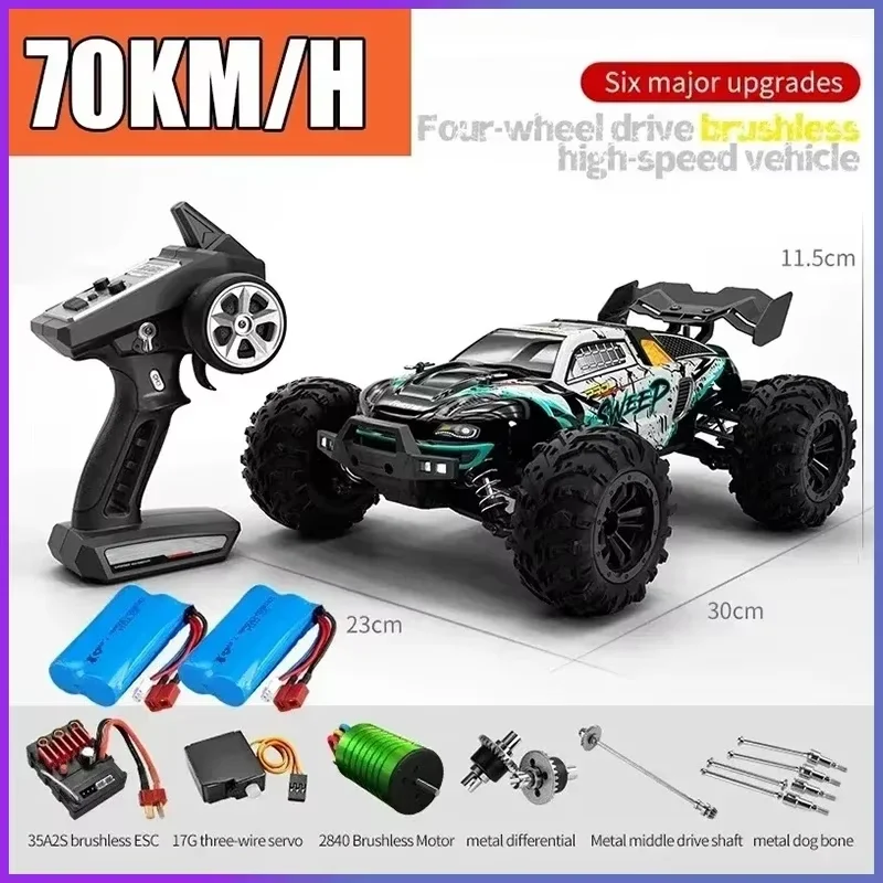 

4x4 RC Car SCY 1610PRO 4WD 1:16 Brushless Remote Control Car 70 Km/h High Speed Floating Off-road Remote Control Car Toy Gift