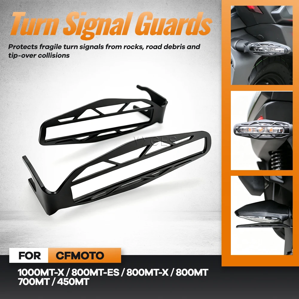 Turn Signal Guards Light Guard Shield Cover Protector For CFMOTO 1000MTX 800MTX 800MT 700MT 450MT 800NK 675NK 450NK 250SR 450SR