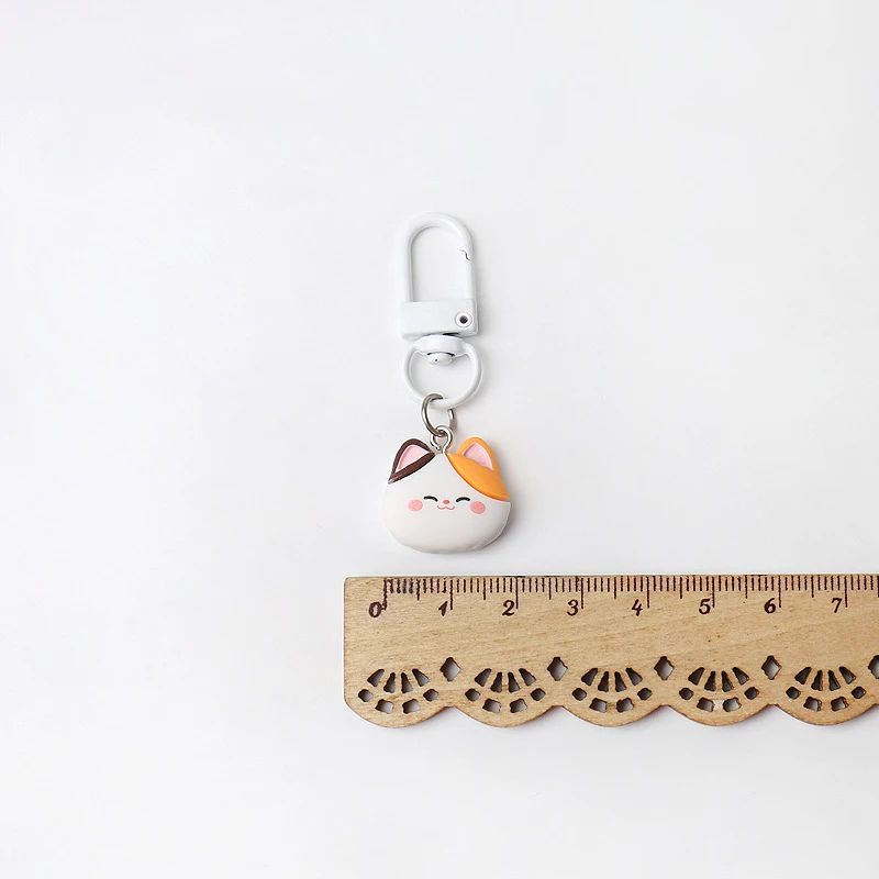 Lovely Cartoon Cat Keychain Cute Husky Keyring Car Key Holder Bag Pendant Earphone Camera Hanging Decoration