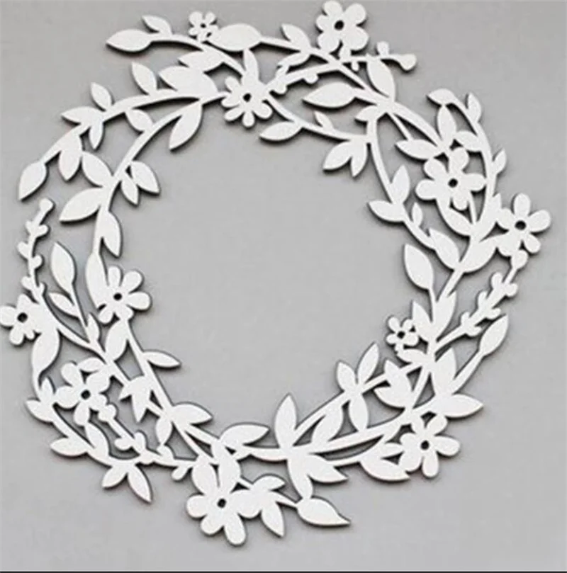 wreath metal cutting dies cut die mold Scrapbook paper craft knife mould blade punch Embossing stencils