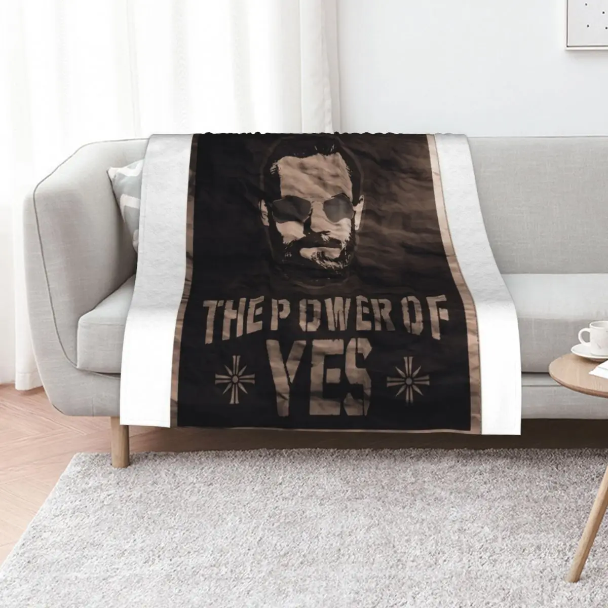 

The Power of Yes Throw Blanket Personalized Gift Decorative Sofa cosplay anime Blankets For Bed Blankets