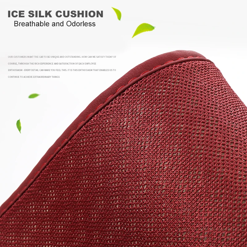 For Porsche Cayenne Macan Car Seat Cover Four Season Ice Silk Car Seat Cushion Breathable Protector Auto Interior Accessories