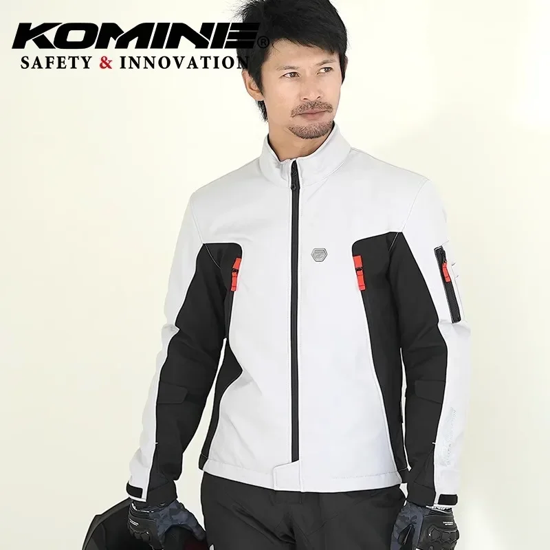 KOMINE JK-628 Motorcycle Winter Clothes Motorcycle Jacket for Men Motorcycle Slim Commuter Anti-fall Rider Locomotive Jacket