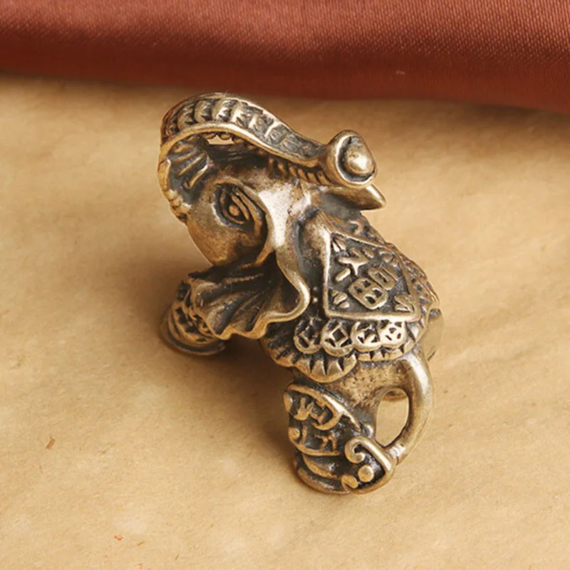 النحاس الفيل تمثال تمثال صغير منزل الحلي تماثيل صغيرة الحيوانات الحرف اليدوية