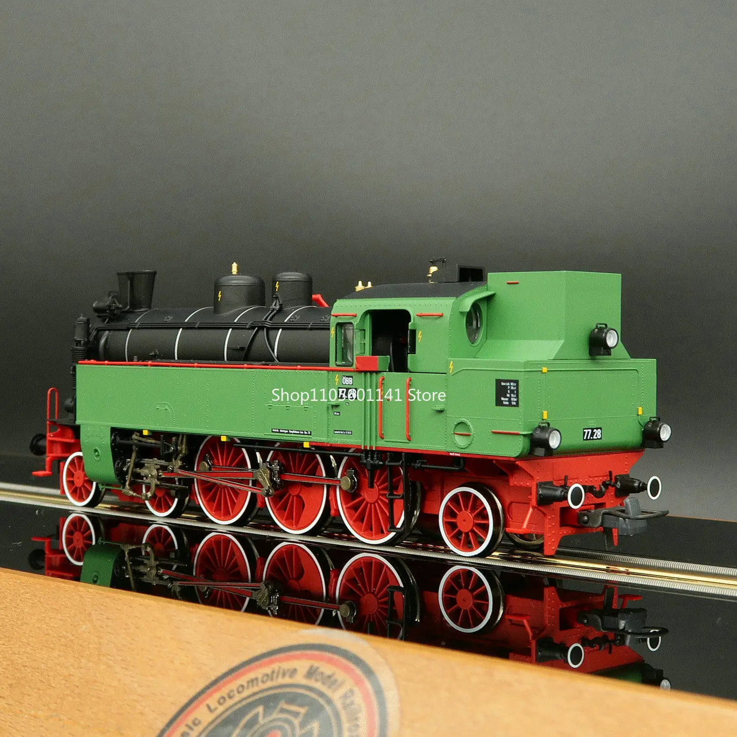 ROCO Train Model HO Type 70084/70083 OBB Fourth Generation RH77 Digital Sound Simulation Two Selected Steam Train Model