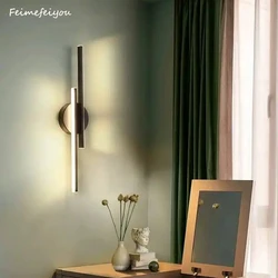 LED Modern Wall Lamps Noridc Light Acrylic Indoor Wall Light Bedroom Bedside Living Room Background Decoration Simpl Wall Lamp