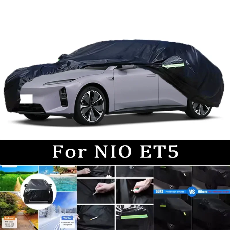

Car Cover For NIO ET5 - Outdoor Full Body Protection Waterproof Dustproof Heat-Resistant All-Season Use Car Accessories