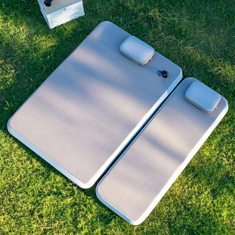 Air Mattress Compact Folding Sleeping Bed  Camping Tent Mat 1-2 Person  Inflatable Mat 10cm Thicken Sleeping Mat