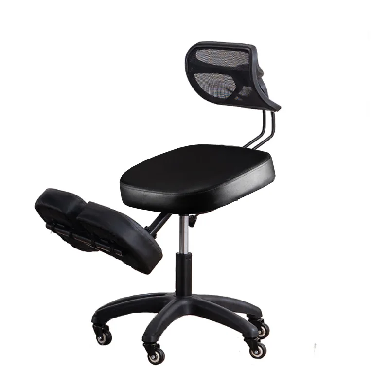 

Стул на коленях для взрослых, эргономичный корректирующий стул, стул-седло, двойная подушка, регулируемая защита от возвращения, обучение