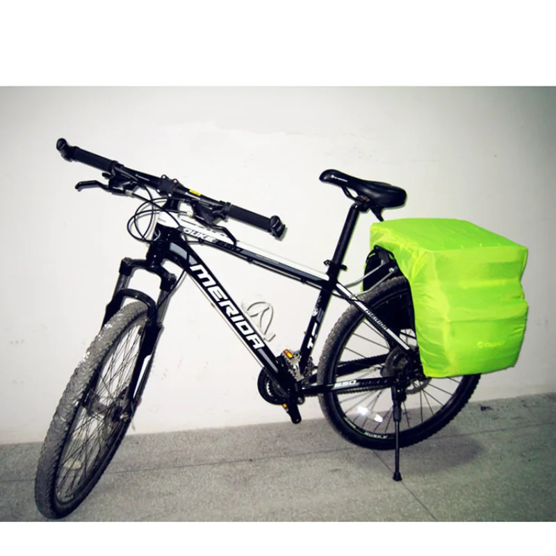 Bicycle Pannier Bag Rain Cover Lightweight Rainproof Bike Tail Rear Luggage Cover Cycling Saddlebags Rain Cover Bike Accessories view 2