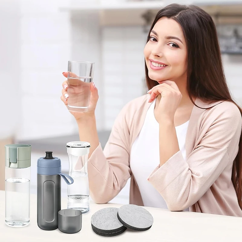 

Water Filter Disc Pack of 8 Micro-Type Disc Water Filters for Fill & Go
