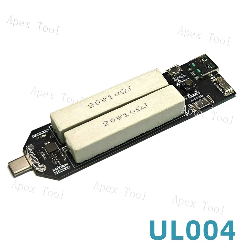 Ripple Measurement USB-C Resistance Load Multifunctional Adapter Board Voltage and Current USB Electronic Load