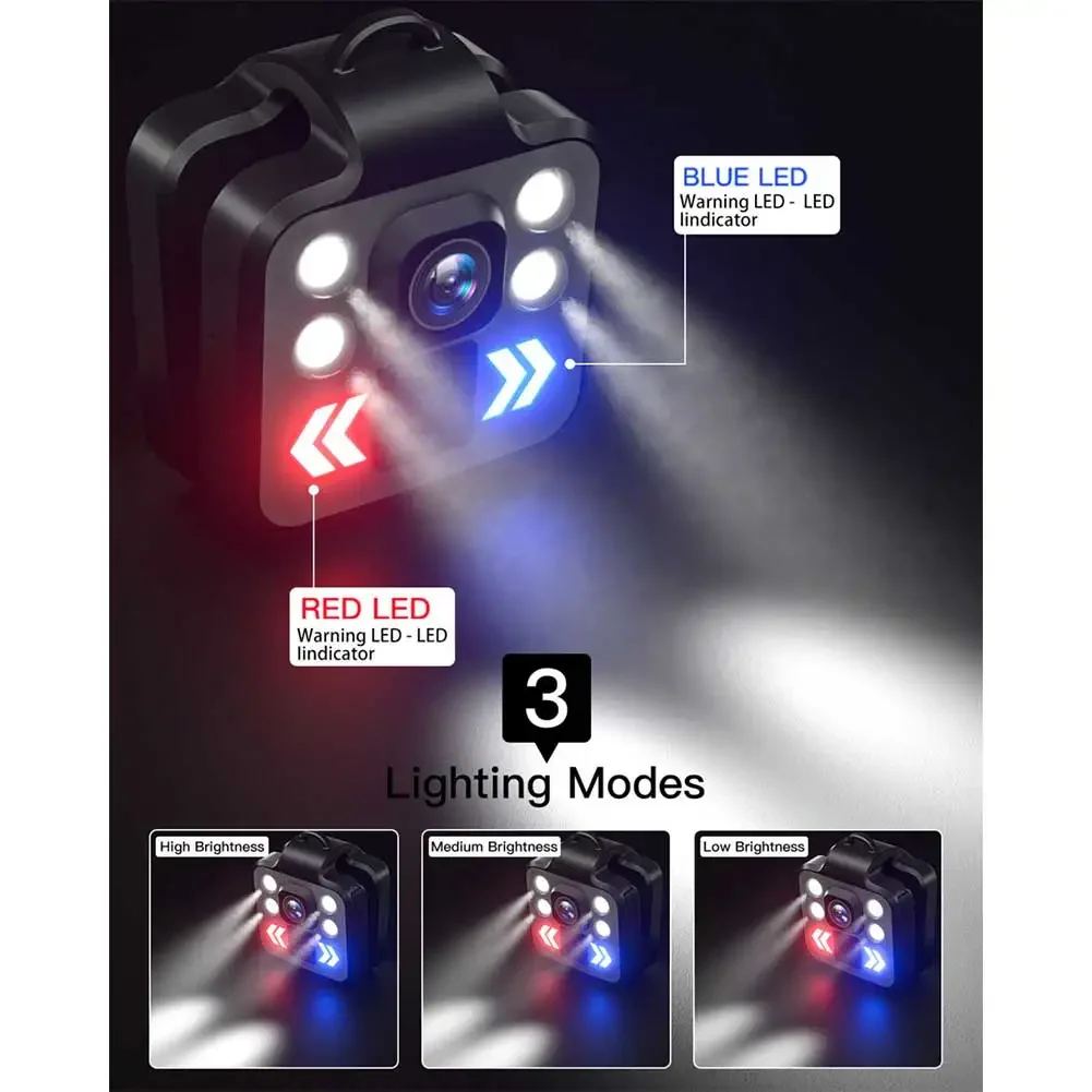 New Mini Body Flashlight LED Portable Outdoor Sports Cameras Small Recording Cameras With Flashlight Loop Recording For Outdoor