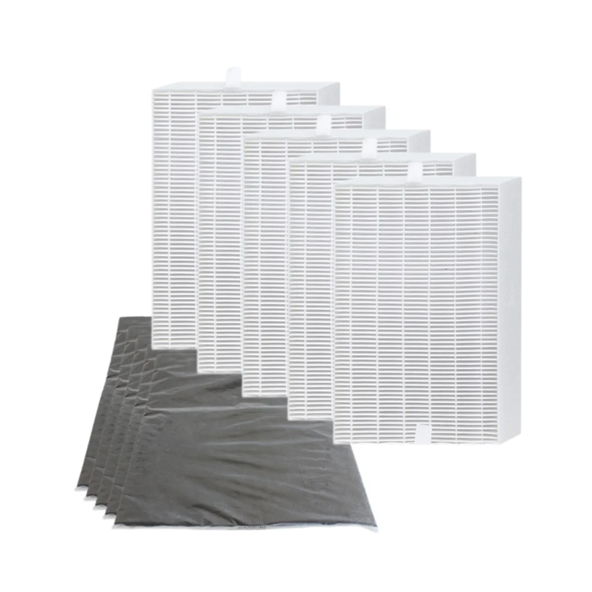 5 Set Hepa Filter and Carbon Cotton Air Purifier Accessories for Honeywell HPA 200 Air Purifier