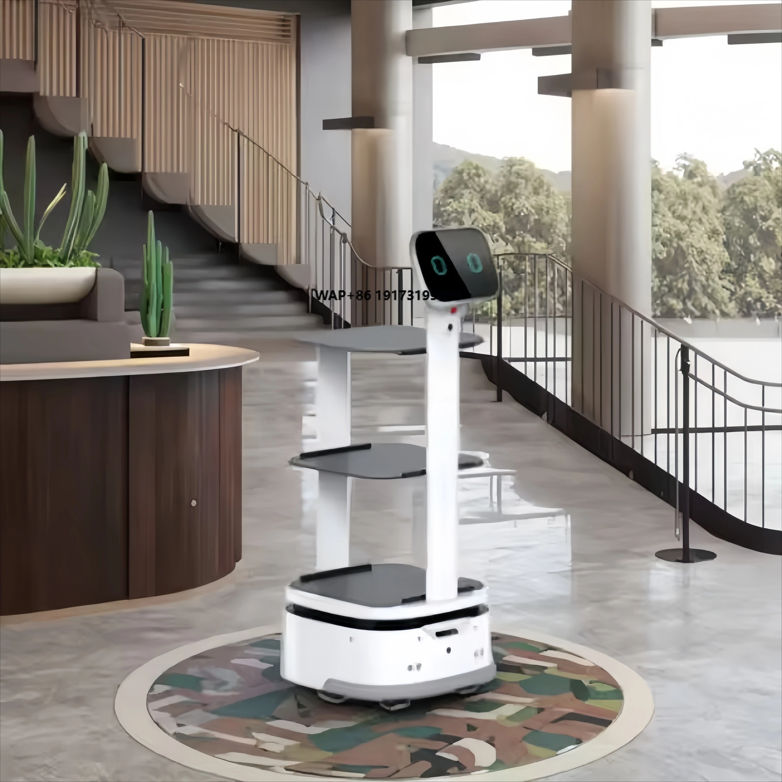Programmable Ai Driving Delivery Robot Waiter Server Robot for Sale for Restaurant Food Service Robots