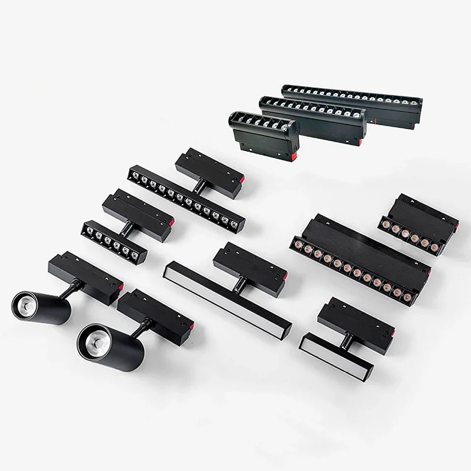 

Magnetic Track Light 48V Magnet Spotlight Dimmable Floodlight Dali Rail Lamp Zigbee Tuya Smart Home LED Magnetic Track Lighting
