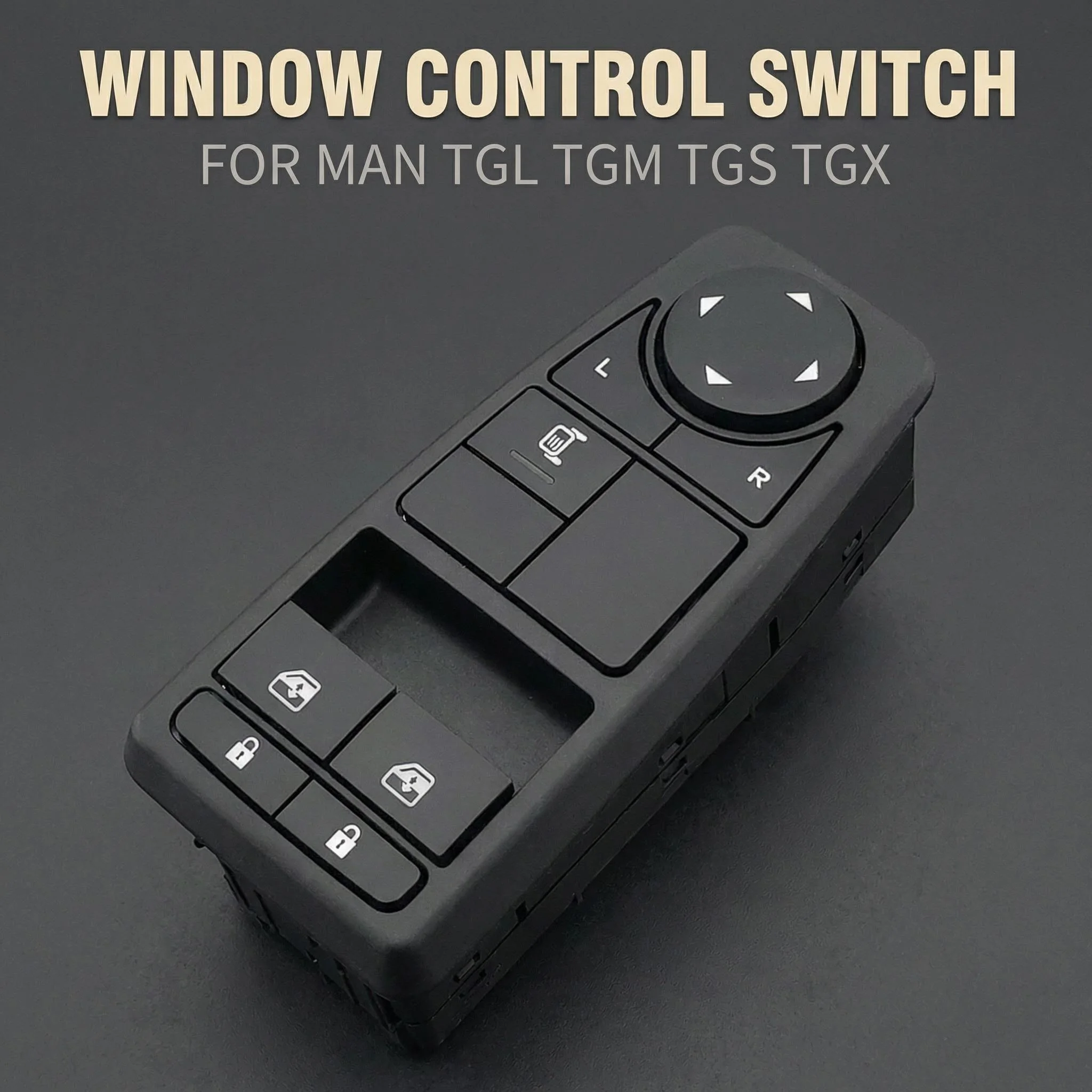 

81258067109 81258067094 81258067064 81258067082 2V5959858 Главный переключатель управления электрическими стеклоподъемниками для грузовиков MAN TGS TGX TGL