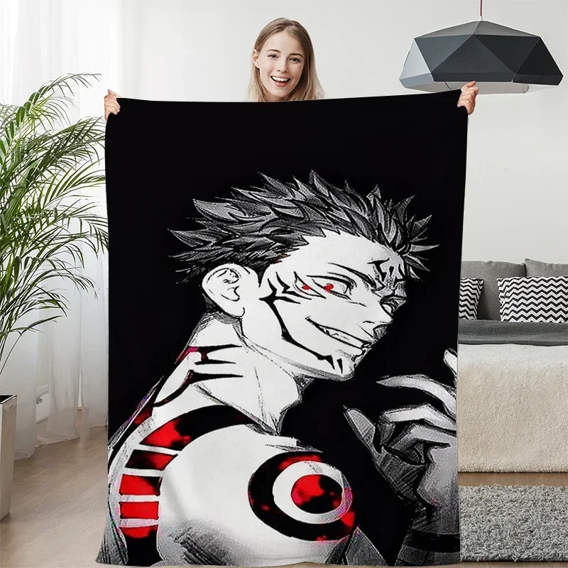 

Warm King Size Microfiber Throw Blankets for Sofa Bed Camping Customizable Fluffy Soft AnimeInspired Nap Fleece