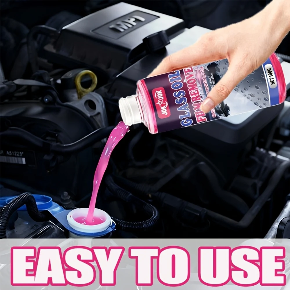 100 Milliliters Automotive Glass Concentrated Coating Waterproof Windshield Wiper Fluid - Clear Formulation for Windshield Water
