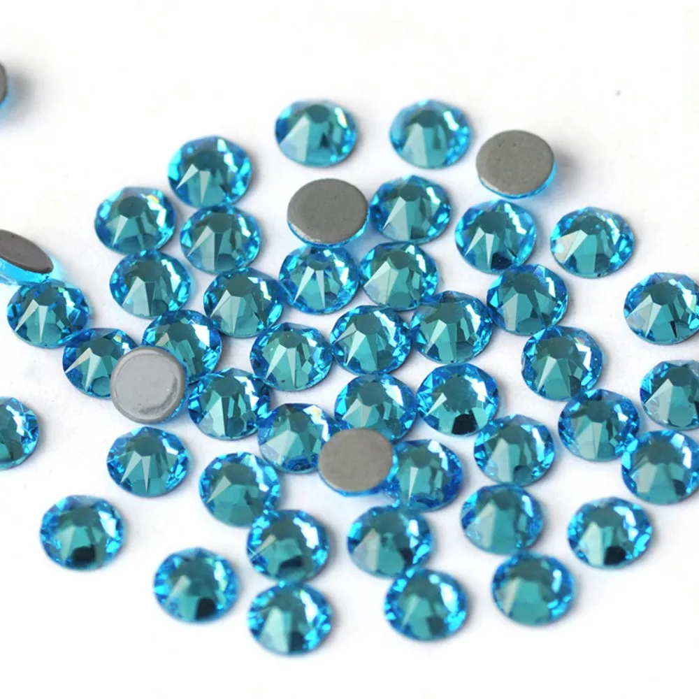 288 Stück Pubrilex 2088HF Glitzer-Nagelkunst-Strasssteine SS16 SS20 Flache Rückseite zum Aufkleben Hotfix-Kristalle für Kleidung und Schmuckdekoration – Detail 6