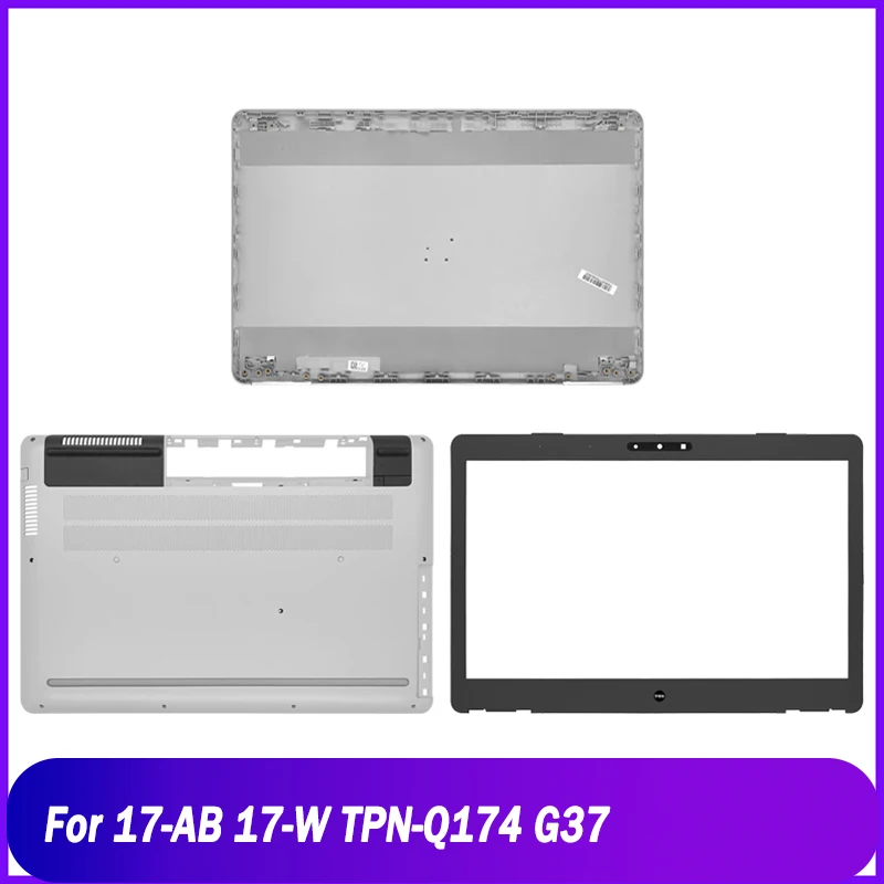 Imagem -01 - Tampa Traseira para hp 17-ab 17-w Tpn-q174 G37 Acessórios para Laptop Tampa Traseira Lcd Moldura Frontal Caixa Inferior a b d Shell Prata Novo tampa traseira para hp 17 ab 17 w tpn q174 g37 acessorios para laptop tampa traseira lcd moldura frontal caixa inferior a b d shell prata novo 01