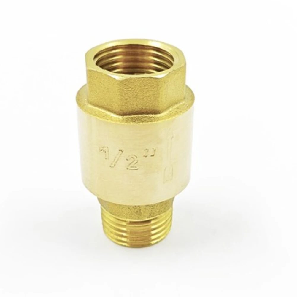 Brass check valve with G thread for irrigation and For water supply systems reliable threaded connection DN15 to DN25