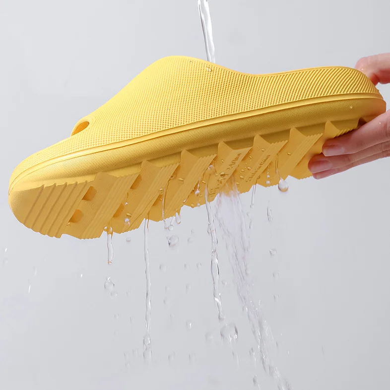 bEVA slippers, non-slip, deodorant, home bath slippers, bathroom hotel, hollow leaking slippers for men and women, summer