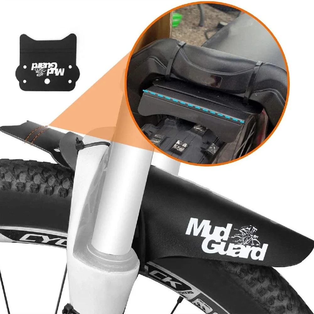 Colorful Bike Fenders MTB Road Front Rear Tire Mudguard Mountain Bike Universal Mudguard Bike Wings Cycling Fixing Accessories