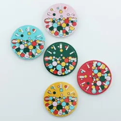 NH35 Dial 28.5mm Watch Dial Green Luminous Watch Face Fit NH35 Movement Customizable Logo Dial No Logo Dial