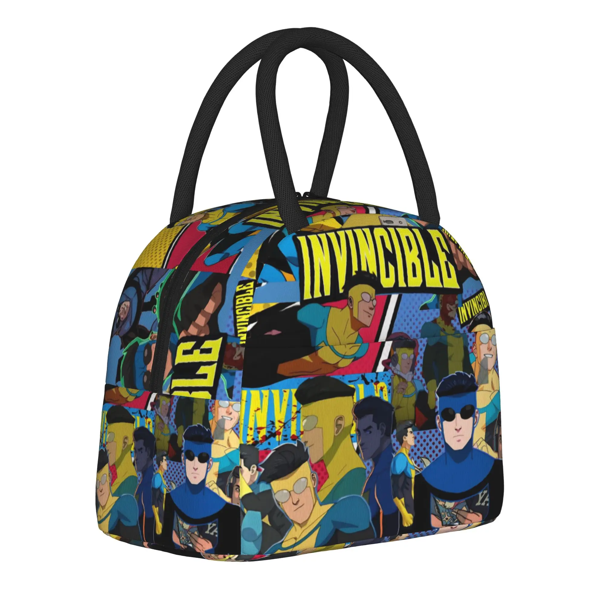 Insulated Lunch Bags Invincibles Comic Accessories  Food Box Multifunction Thermal Cooler Lunch Box For School