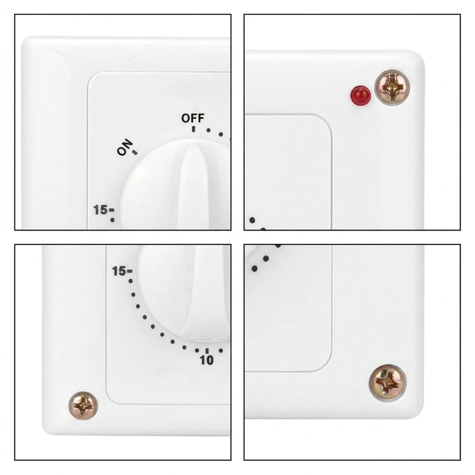 User AC220V Mechanical Timer Shell Wide Time Range for ideal for Water Dispensers Fish Tanks and Home Appliances