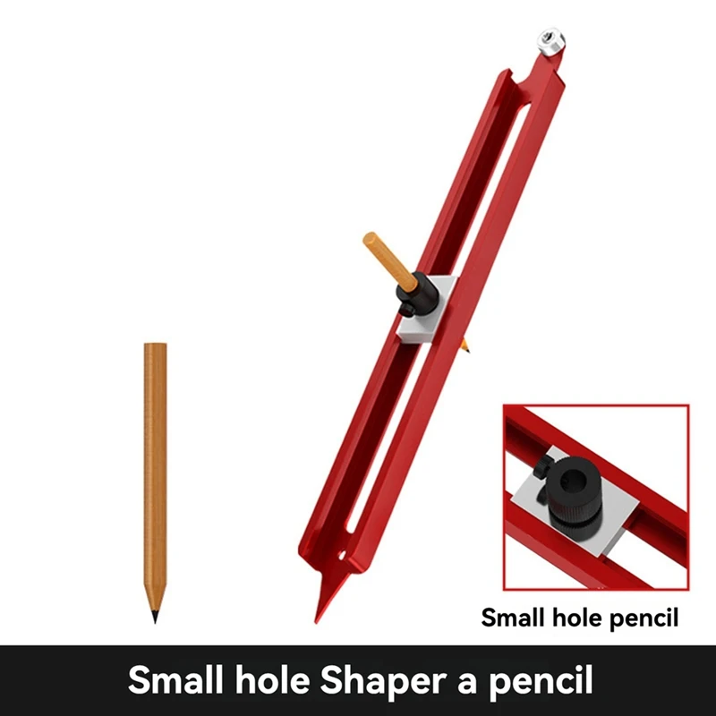 BAAG-Regla de trazado de perfil, medidor de contorno, herramienta de trazado, portalápices ajustable, medición de esquina de borde de carpintería
