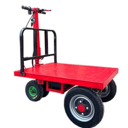 Electric Flatbed Truck Truck Trolley Site To Pull Goods Decoration Into The Elevator Into The Household