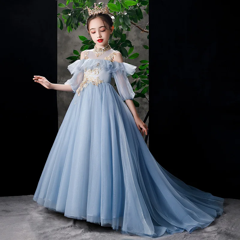 baby-girl-piano-performance-dress-fashion-elegant-summer-ball-evening-frock-kid-girls-off-shoulder-puff-sleeves-children-dresses