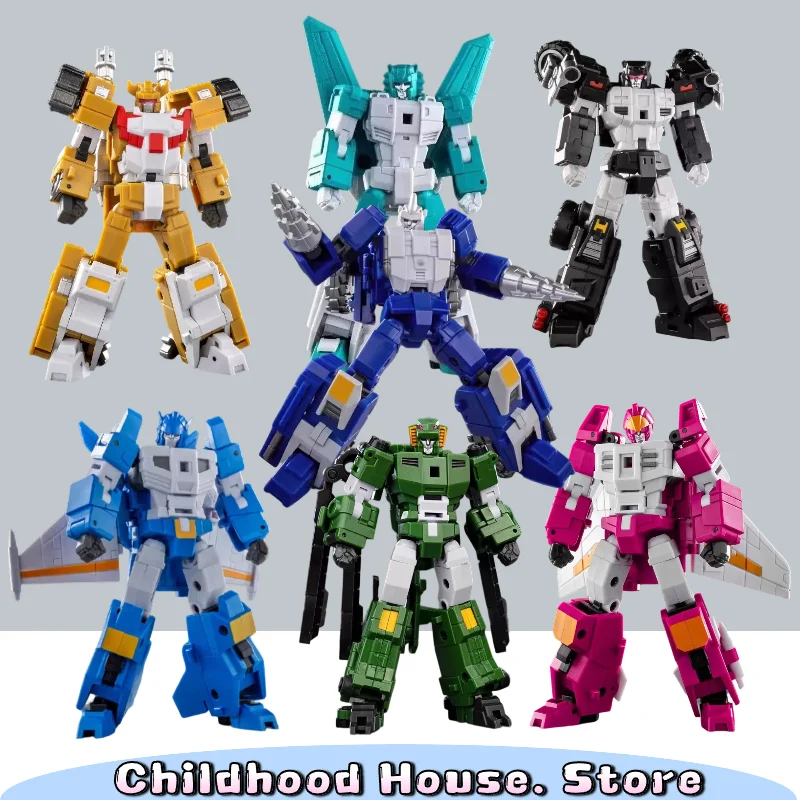 Auf Lager Eisenfabrik Liokaiser Komplettes IF-Set EX-65 EX-66 EX-67 EX-68 EX-69 EX-70 EX-71 Transformierbarer Roboter Sammelfigur