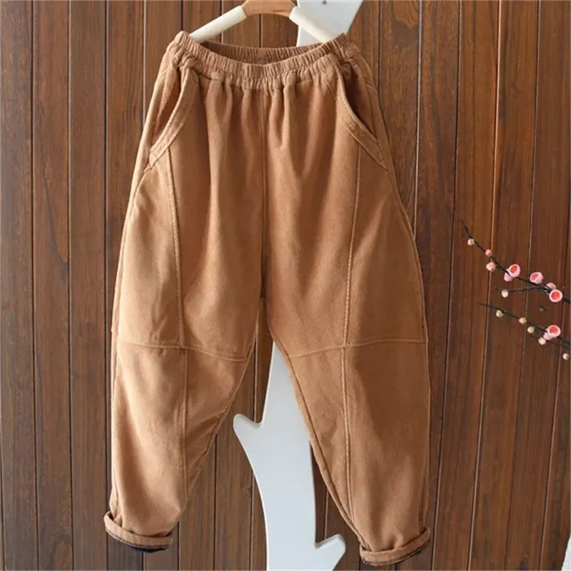 Piumino kaki donna 2023 inverno nuovo coreano con cappuccio allentato lungo Parka soprabito da neve addensare caldo femminile piumino d'anatra bianco