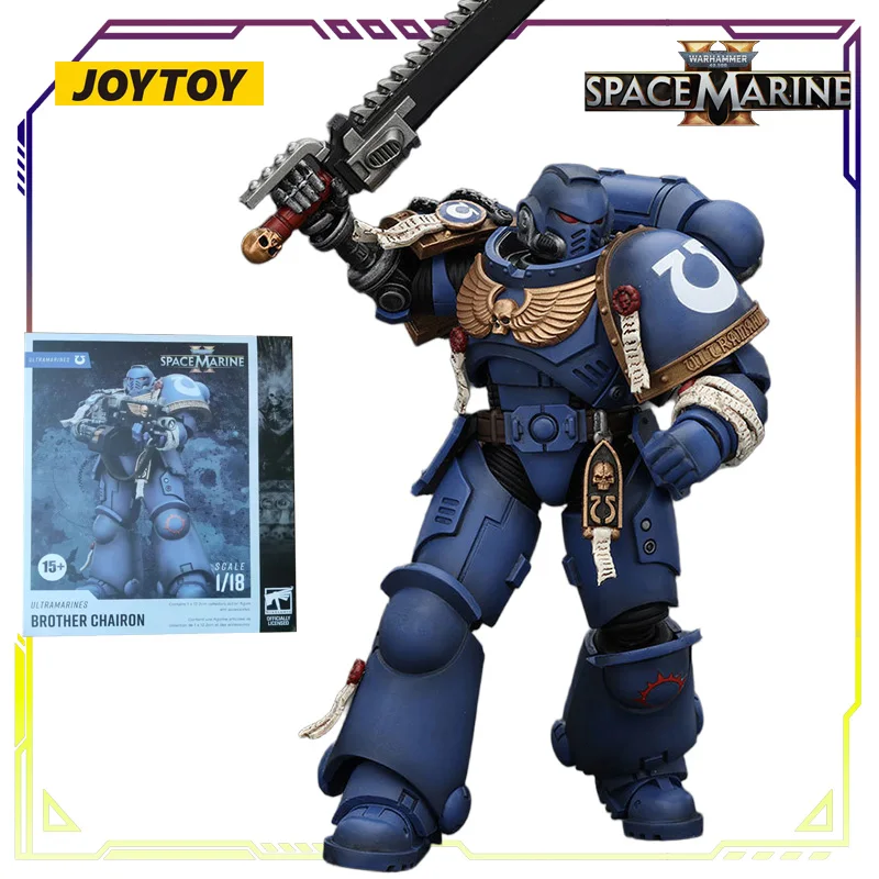 JOYTOY Original Warhammer 40K Series Star Warriors 2 Ultramarines อะนิเมะ Action Figure ของเล่นชุดเครื่องประดับของขวัญเด็ก