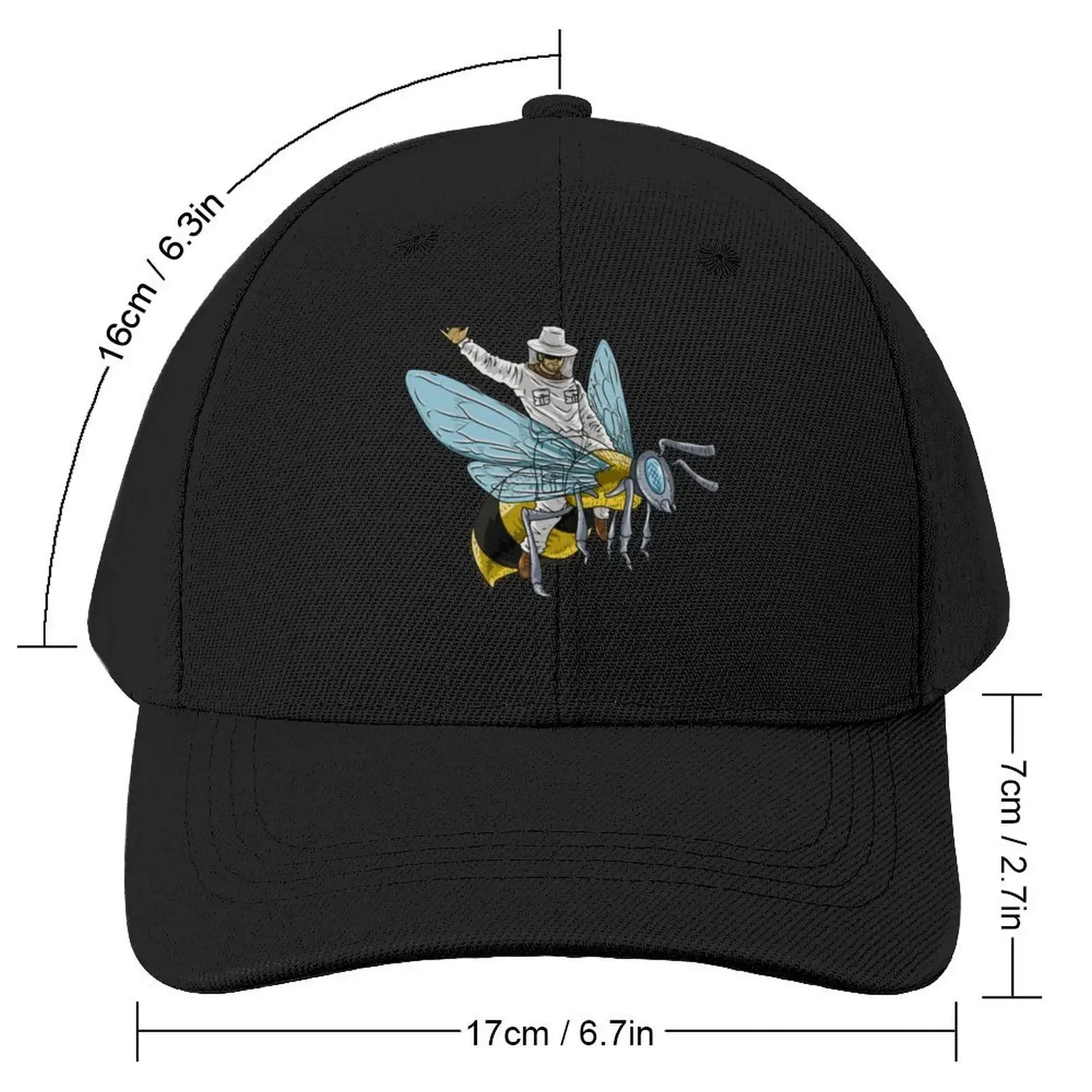 Beekeeper On Honeybee bee keeper Funny Baseball Cap Icon Hat Baseball Cap dad hat Women's Beach Outlet 2025 Men's