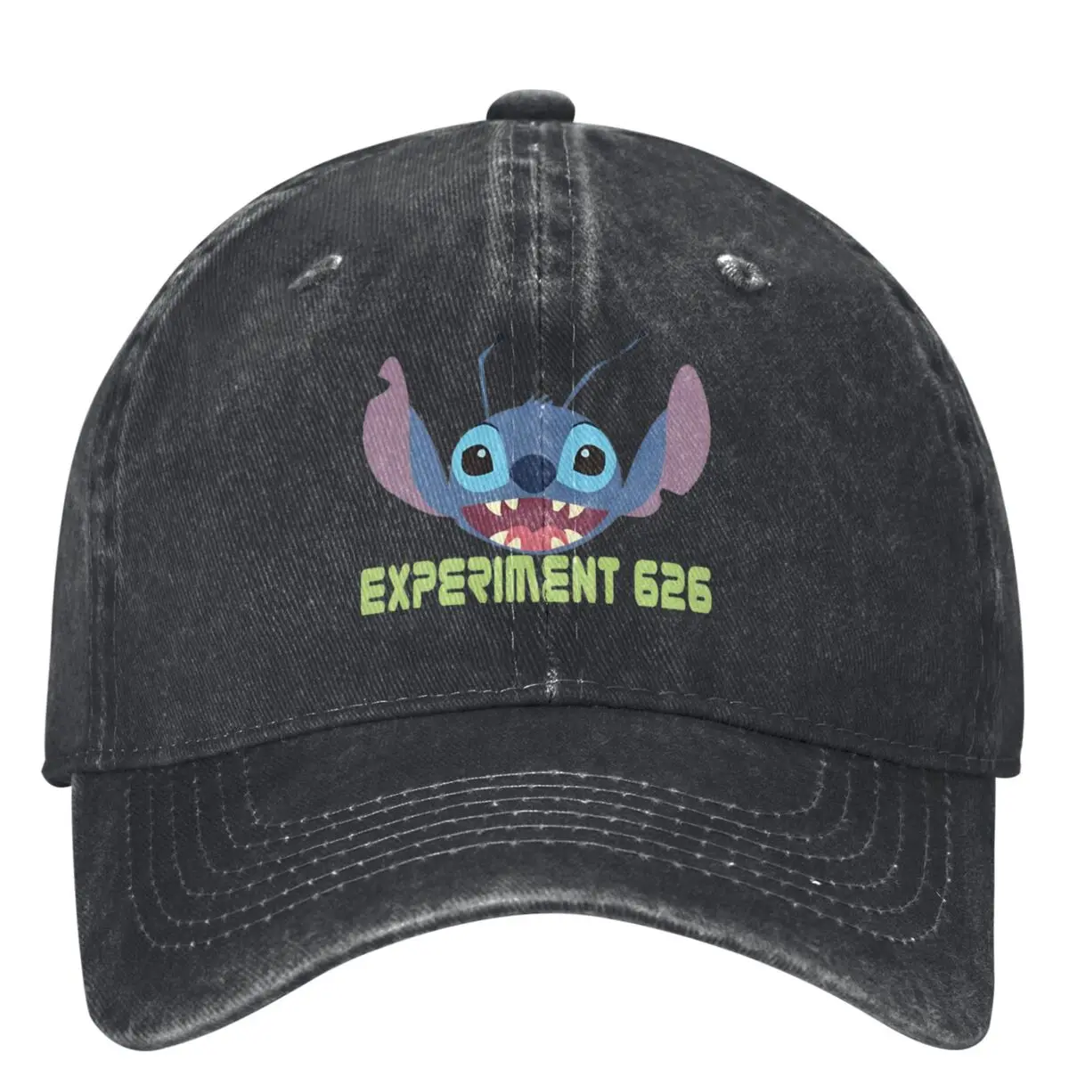 Stitch Experiment 626 Washed Baseball Cap Casual Trucker Hat Summer Unisex Men Outdoor Sport Sun-Proof Baseball Caps