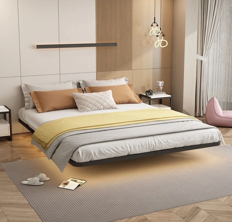 Cama sencilla, suspendida, lujo ligero, doble, apartamento, alojamiento en familia, refuerzo